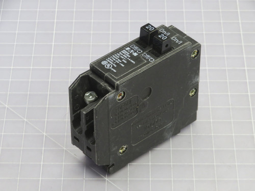 Lot of 7 Eaton  BR2020  DUPLEX CIRCUIT BREAKER  For Sale