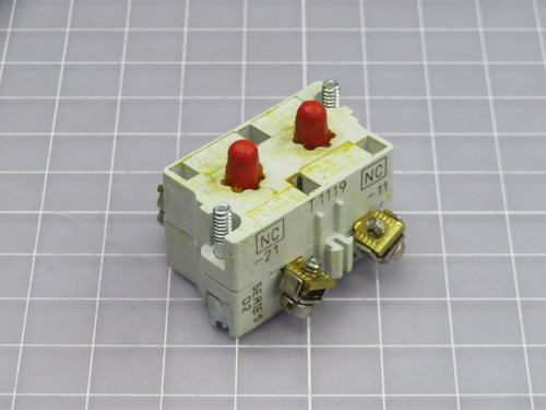 Eaton  10250T3  PUSHBUTTON CONTACT BLOCK  For Sale