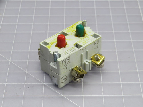 Eaton  10250T1  PUSHBUTTON CONTACT BLOCK  For Sale