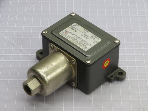 UNITED ELECTRIC  J6-142  PRESSURE SWITCH  For Sale