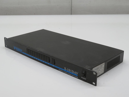 VIDEOQUIP  S-101ASI S-101DAV75 DIGITAL AUDIO/VIDEO SWITCHER  For Sale