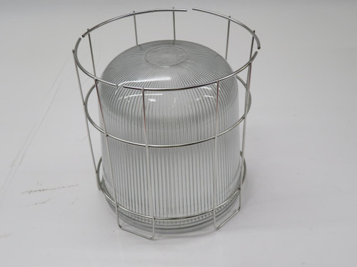 COOPER  G303 P33 LUMINAIRES GLOBE GLASS WITH GUARD  For Sale