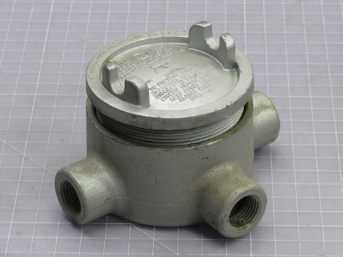 Lot of 2 CROUSE-HINDS  GUAT 16  CONDUIT OUTLET BOX  For Sale