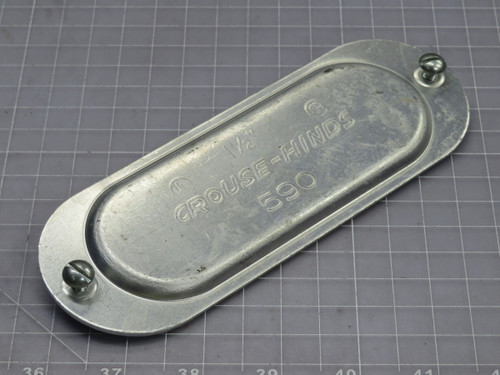 Lot of 10 CROUSE-HINDS  590  CONDUIT COVER OUTLET BODY SHEET  For Sale