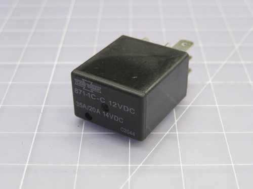 SONG CHUAN 871-1C-C 12VDC RELAY CC116