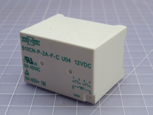SONG CHUAN 510CN-P-2A-F-C U04 12VDC INDUSTRIAL RELAY CC065