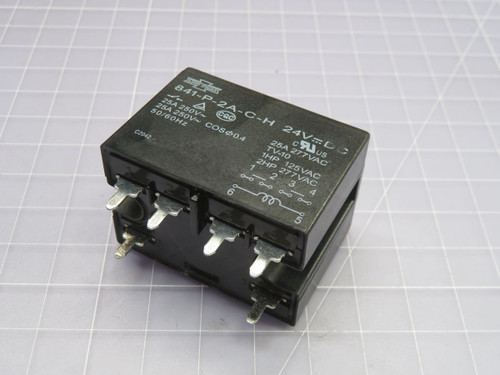 SONG CHUAN 841-P-2A-C-H 24VDC GENERAL PURPOSE RELAY 30A CC306