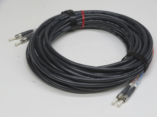 Lot of 40   F2HDJ62.5STST FIBER-OPTIC CABLE 40 FT 40 FT   For Sale