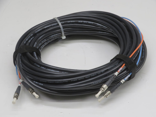 Lot of 60   F2HDJ62.5STST FIBER-OPTIC CABLE 60 FT 60 FT   For Sale