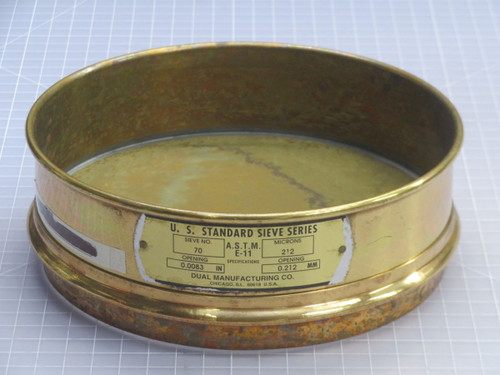 Lot of 5 U.S. STANDARD  SIEVE NO. 70    For Sale