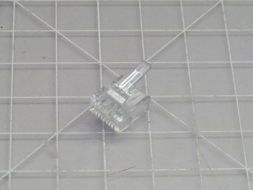 NIB LOT OF 5000 COMMSCOPE 1375208-1 RJ12 6C MODULAR CONNECTORS T265123 For Sale