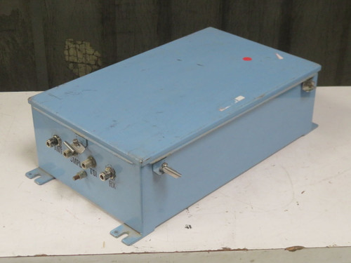 USED FILTRONIC COMTEK 190-CA101-F1V2 190-MC008-F1VI BLUE NEMA ENCLOSURE T265374 For Sale