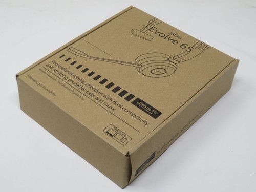 NIB JABRA 6593-829-409 JABRA EVOLVE 65 WIRELESS HEADSET T265658 For Sale