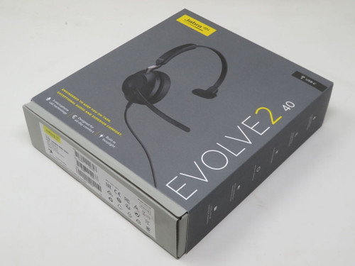 NOB JABRA 24089-889-899 JABRA EVOLVE 20 CORDED HEADSET T265671 For Sale