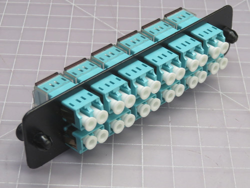 NIB COMMSCOPE PNL-BK-024-MFA-LC02-BG-SHUTTERED 760028209 SHUTTERED ADAPTER PANEL T265522 For Sale