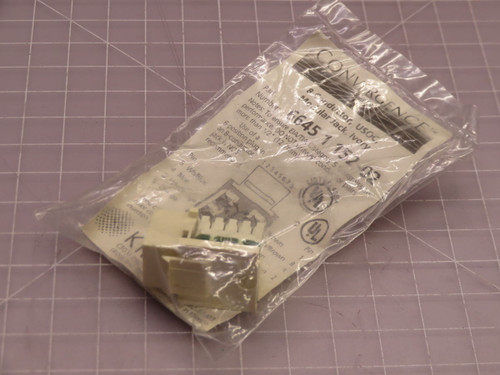 NOB LOT OF 100 CONVERGENCE 6645 1 152-02 MODULAR JACK T265611 For Sale