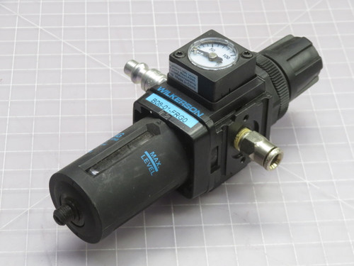 USED LOT OF 2 WILKERSON B08-01-FRG0 FILTER REGULATOR T265617 For Sale