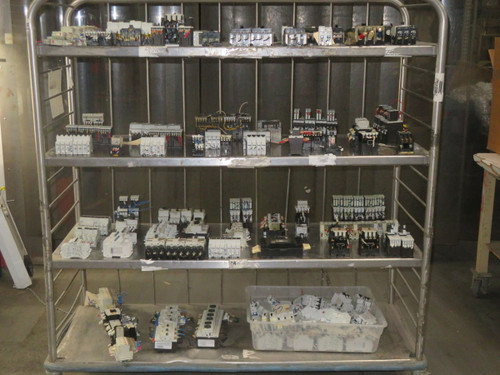 USED LOT OF 175 LBS FUJI CIRCUIT BREAKER AND CONTACTOR LOT EATON T265742 For Sale