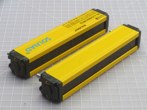 USED LOT OF 2 SOLNAD SL-LC4004-NCU LIGHT CURTAIN SENSOR T266058 For Sale