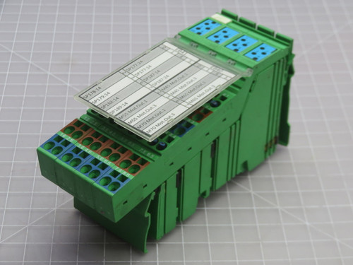 USED PHOENIX CONTACT IB IL 24 DI 16-PAC 2861250 DIGITAL INPUT TERMINAL T266101 For Sale