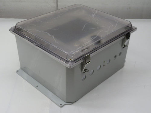 NIB ALLIED MOULDED PRODUCTS AMP1648SO11A JIC SIZE POLYCARBONATE ENCLOSURE 16X14X8 T266110 For Sale
