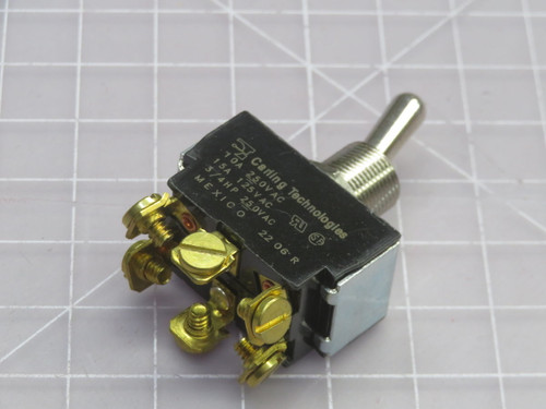 USED LOT OF 5 CARLING TECHNOLOGIES 2229R SCREW TERMINAL TOGGLE SWITCH T266142 For Sale