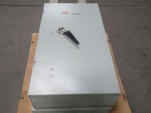 USED FEDERAL PIONEER 5736 SERIES C DISCONNECT ENCLOSURE 600 AMP T266541 For Sale