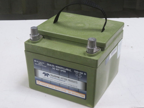 NIB TELEDYNE 84375 6140-01-610-6102 BATTERY T266565 For Sale