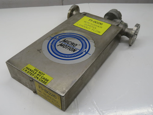 USED MICRO MOTION FI-8026 MASS FLOW SENSOR ASSY T266768 For Sale