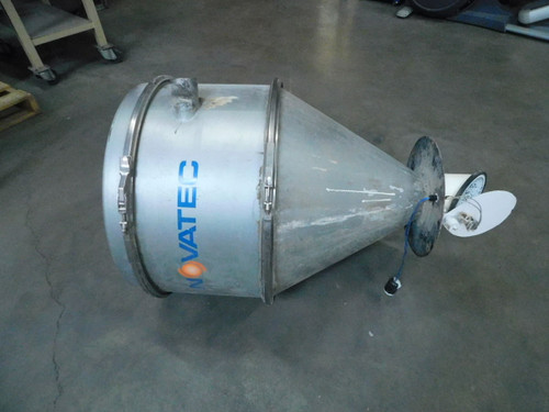 USED NOVATEC PLASTIC HOPPER M7402 For Sale