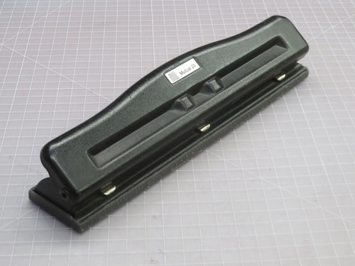USED LOT OF 2 ACCO MUTUAL 20 3 HOLE PUNCHER T266902 For Sale