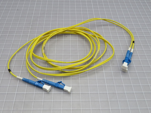 NIB LOT OF 4 COMMSCOPE FPC2Y-SPLC-P-2M FIBER OPTIC PATCH CORDS T267200 For Sale