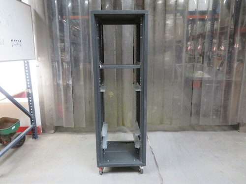 USED SCHROFF 60117-001-01 RACK MOUNT ENCLOSURE CABINET T267136 For Sale
