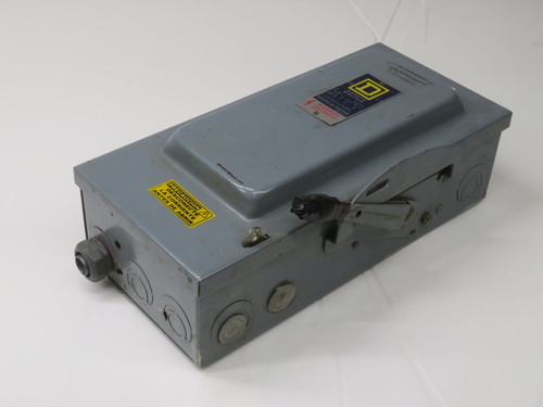 USED SQUARE D H362 SAFETY SWITCH T267532 For Sale