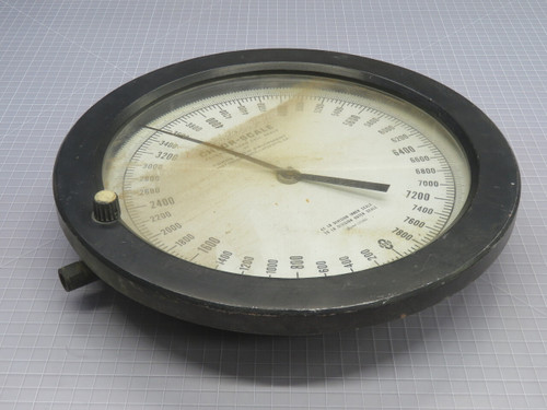 FPR FORCE FLOW EQUIPMENT 12D80 CHLOR-SCALE HYDRAULIC LOAD CELL SCALE BY FORCE FLOW EQUIPMENT T267599 For Sale