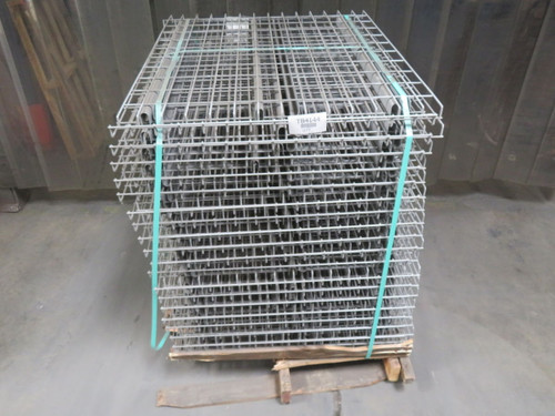 NOB LOT OF 40 NASHVILLE WIRE PALLET RACK DECKING 34 IN W FOR 42 IN UPRIGHTS T267625 For Sale
