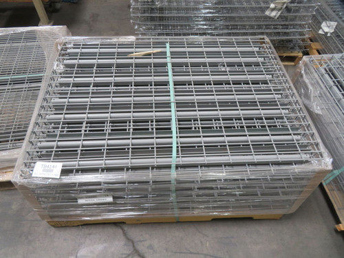 NOB LOT OF 14 NASHVILLE WIRE WD47-875X35SS5 PALLET RACK DECKING 36 IN W FOR 48 IN UPRIGHTS T267629 For Sale