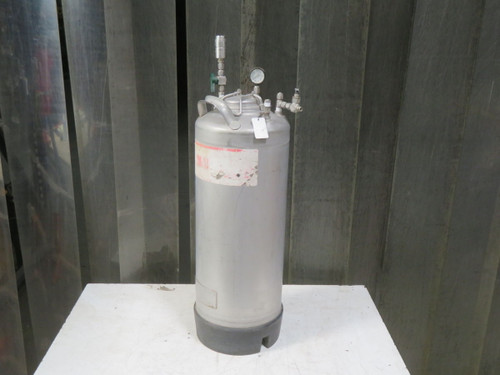 USED ALLOY PRODUTCS 9X9X16 STAINLESS STEEL PRESSURE VESSEL T267651 For Sale