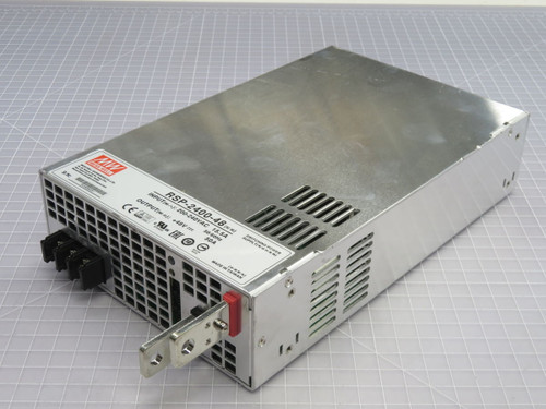 USED MEAN WELL RSP-2400-48 SWITCHING POWER SUPPLY T267750 For Sale