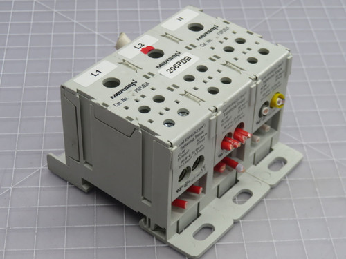 USED LOT OF 3 MERSEN FSPDB2A POWER DESTRIBUTION BLOCK FOR DLC T267756 For Sale