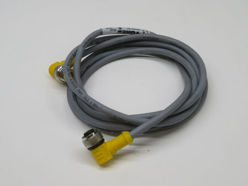 USED TURCK WK 4.5T-2-WS 4.5T M12 EUROFAST DOUBLE-ENDED CORDSET T267814 FOR SALE