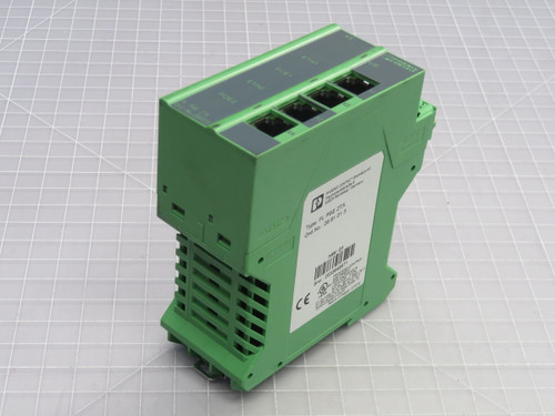 USED PHOENIX CONTACT FL PSE 2TX DIN-RAIL MOUNTABLE INDUSTRIAL ETHERNET MODUOLE T267865 FOR SALE
