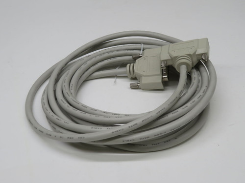 USED L-COM CSMN25MM-15 DB25 MALE TO DB25 MALE SERIAL CABLE T267993 FOR SALE