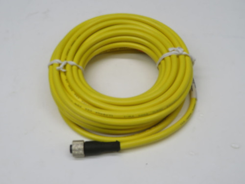 USED BANNER QDE-825D M12 EURO-STYLE CORDSET T268001 FOR SALE
