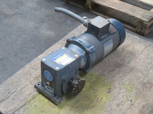 USED LEESON C4D17FC2B 9-51912-93 DC GEARMOTOR ASSEMBLY T268154 FOR SALE