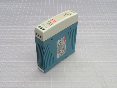 NOB LOT OF 3 MEAN WELL MDR-10-5 RAIL-MOUNTED INDUSTRIAL POWER SUPPLY T268033 FOR SALE