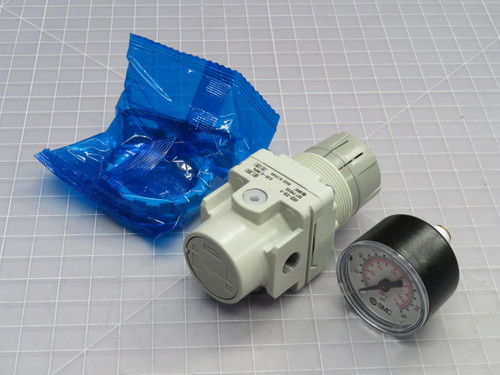 NOB SMC AR20-1BG-A PNEUMATIC PRESSURE REGULATOR T267798 FOR SALE