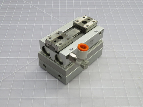 USED SMC MHF2-12D1R DOUBLE-ACTING PNEUMATIC AIR GRIPPER T268114 FOR SALE