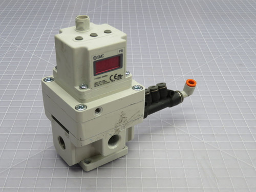USED SMC ITV3050-03N2N4 3-PORT ELECTRO-PNEUMATIC REGULATOR T268195 FOR SALE