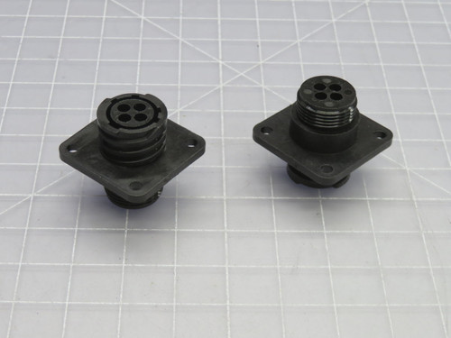 NOB LOT OF 15 TE CONNECTIVITY 206430-1 CPC SERIES 1 CIRCULAR RECEPTABLE HOUSING T268231 FOR SALE